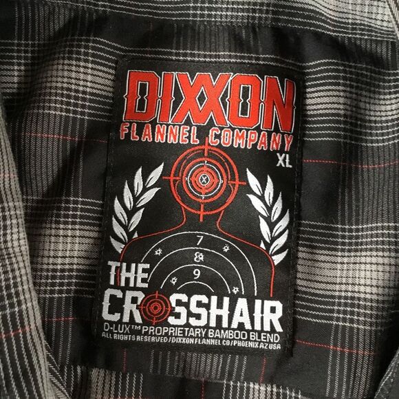 Dixxon Crosshair short sleeve snap button shirt men’s size XL - Picture 5 of 7